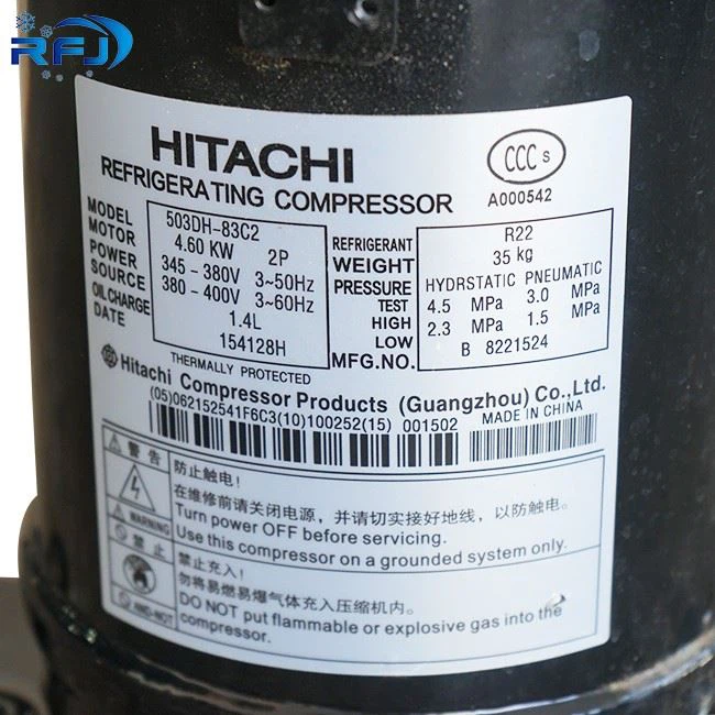503DH83C2 Hitachi Hermetic Scroll Compressor